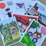 Bike-themed Note Cards